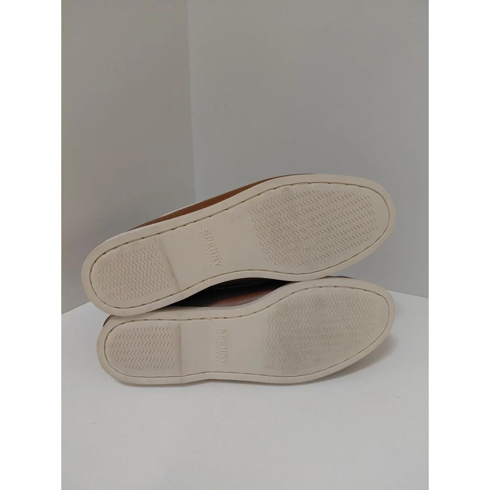 Sperry Top-Sider Lunaboat WM Tan Brown Boat Shoes Mens 7.5 Nautical Loafers